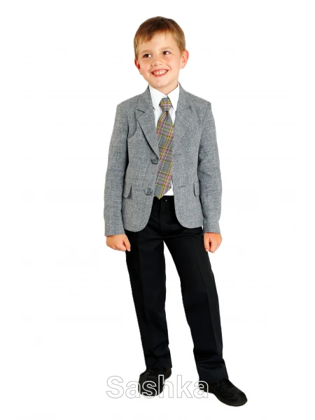 Брюки для хлопчика Sashka шкільні класичні чорні, розмір 116-182